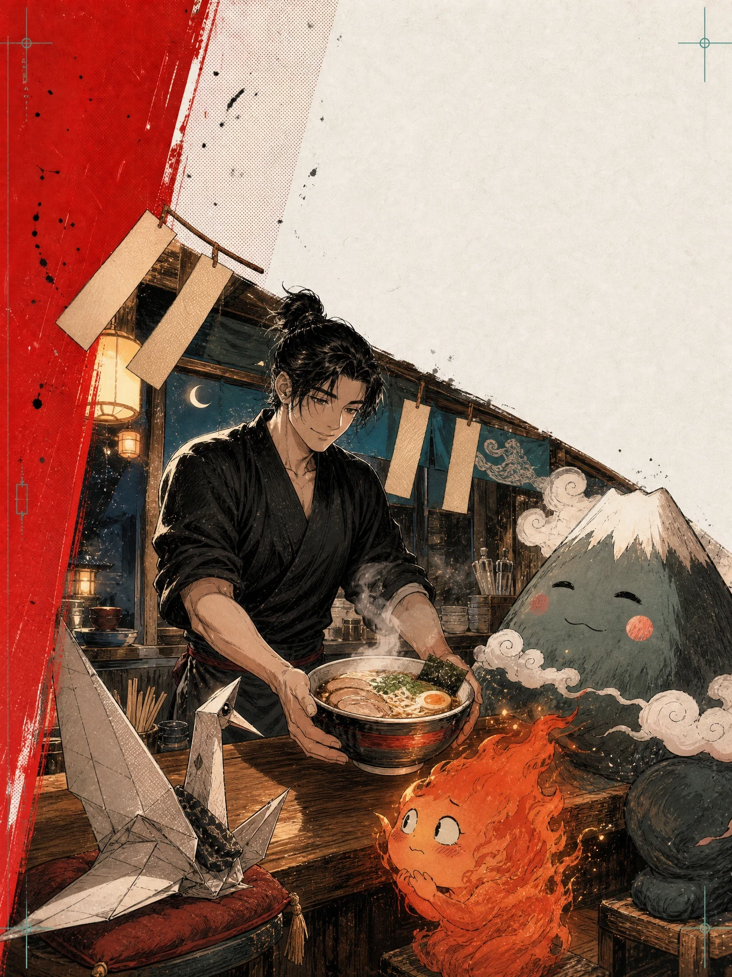 《百鬼食堂》原创漫画封面